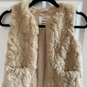 Zara Kids faux fur vest